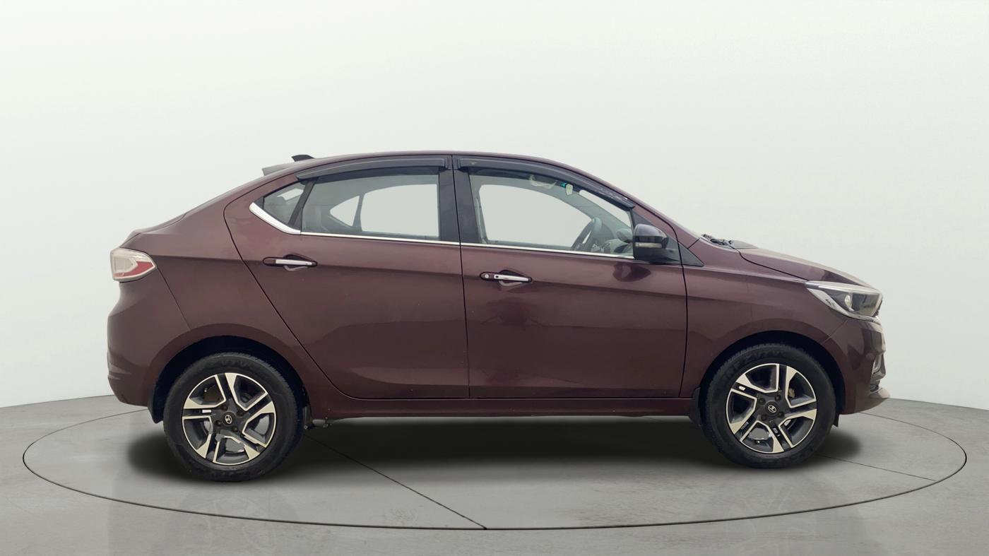 2021 Tata TIGOR XZA PLUS PETROL, Petrol, Automatic, 85,935 km, Right Side View