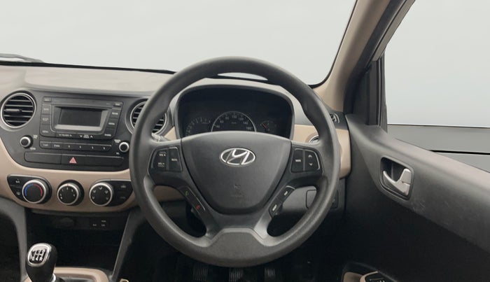 2016 Hyundai Grand i10 SPORTZ 1.2 KAPPA VTVT, Petrol, Manual, 96,085 km, Steering Wheel Close Up