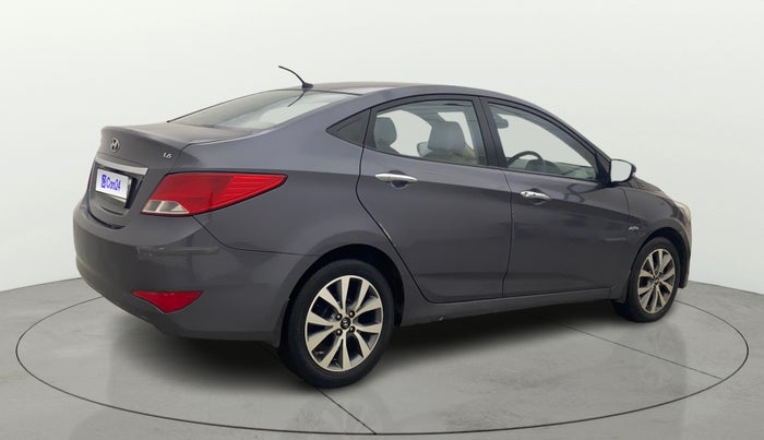 2015 Hyundai Verna FLUIDIC 1.6 VTVT S O AT, Petrol, Automatic, 74,547 km, Right Back Diagonal