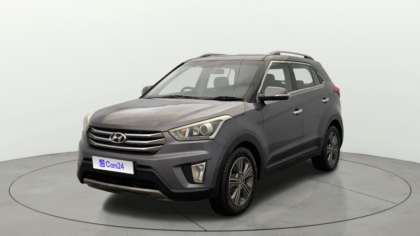 2016 Hyundai Creta SX PLUS AT 1.6 DIESEL, Diesel, Automatic, 98,153 km, Left Front Diagonal