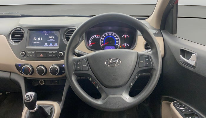 2017 Hyundai Grand i10 SPORTZ (O) 1.2 KAPPA VTVT, Petrol, Manual, 52,649 km, Steering Wheel Close Up