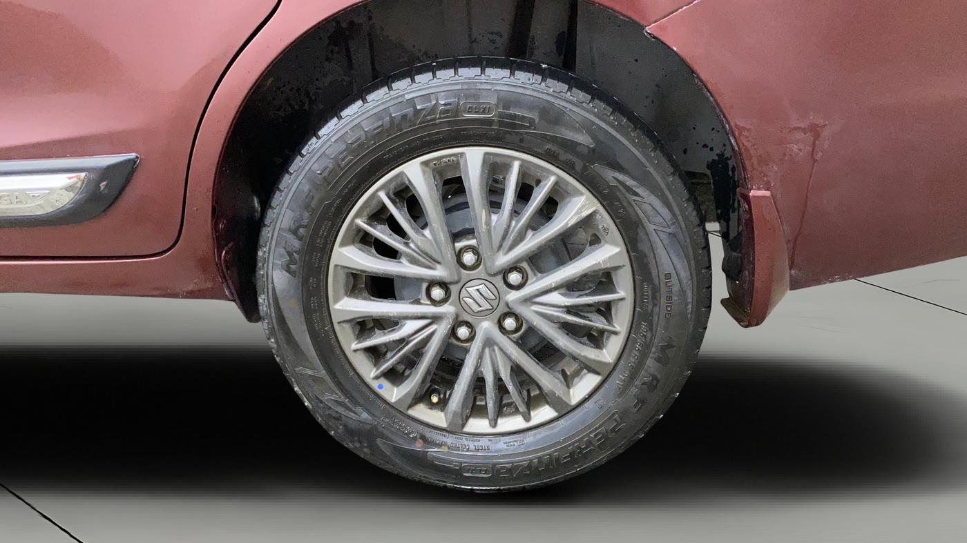 2019 Maruti Ertiga ZXI+ SHVS, Petrol, Manual, 70,650 km, Left Rear Wheel