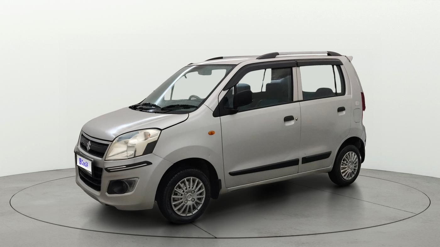 2018 Maruti Wagon R 1.0 LXI CNG, CNG, Manual, 1,01,604 km, Left Front Diagonal
