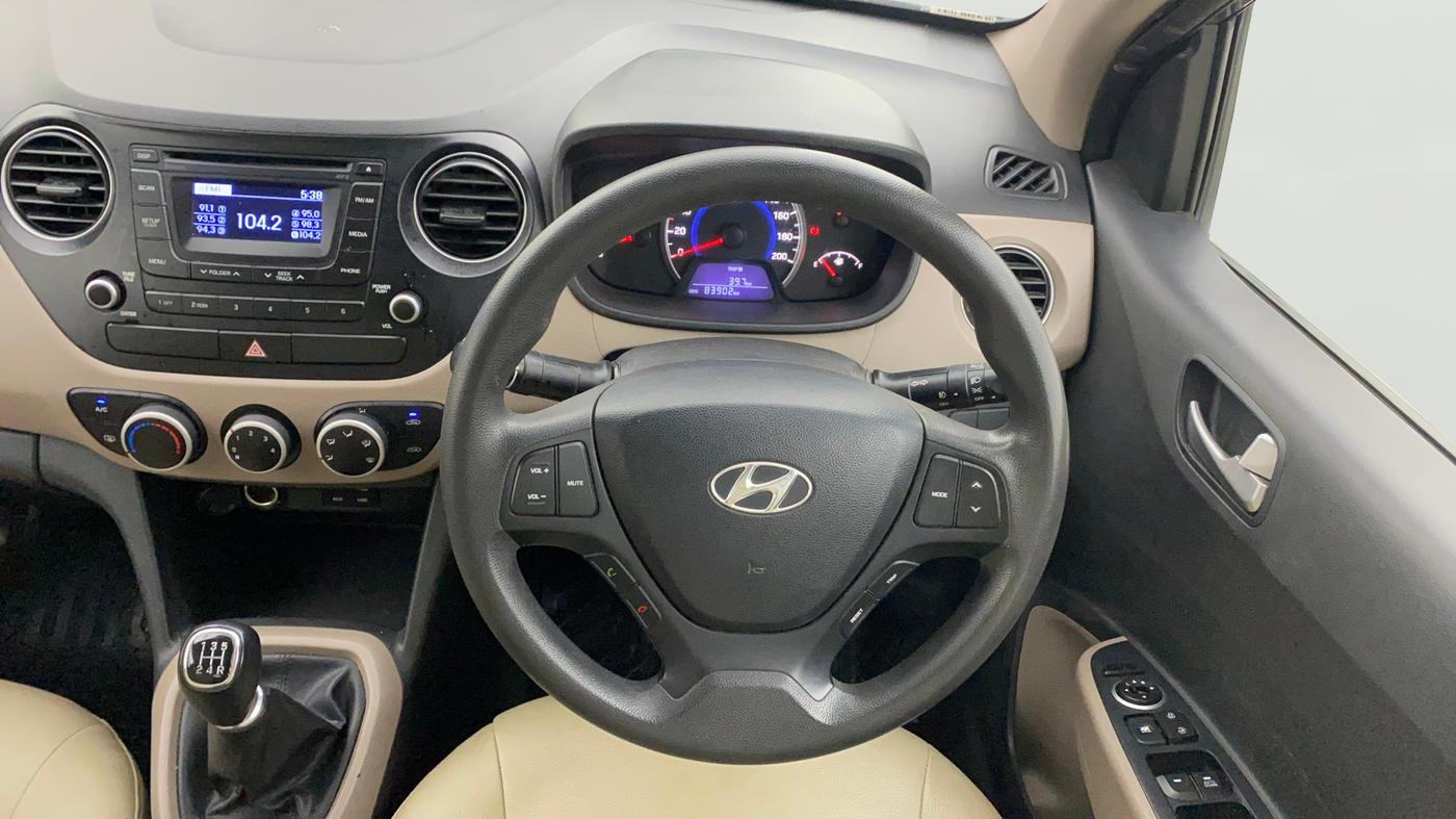 2016 Hyundai Grand i10 SPORTZ 1.2 KAPPA VTVT, Petrol, Manual, 83,872 km, Steering Wheel Close Up