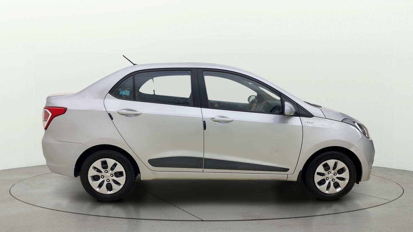 2014 Hyundai Xcent S 1.2, Petrol, Manual, 1,17,926 km, Right Side View