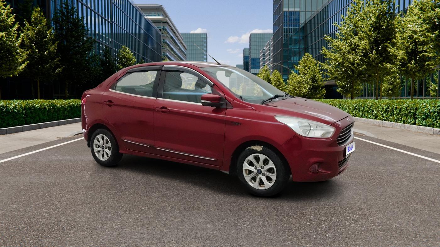 2017 Ford Figo Aspire TITANIUM 1.2 PETROL, Petrol, Manual, 1,23,557 km, Right Front Diagonal