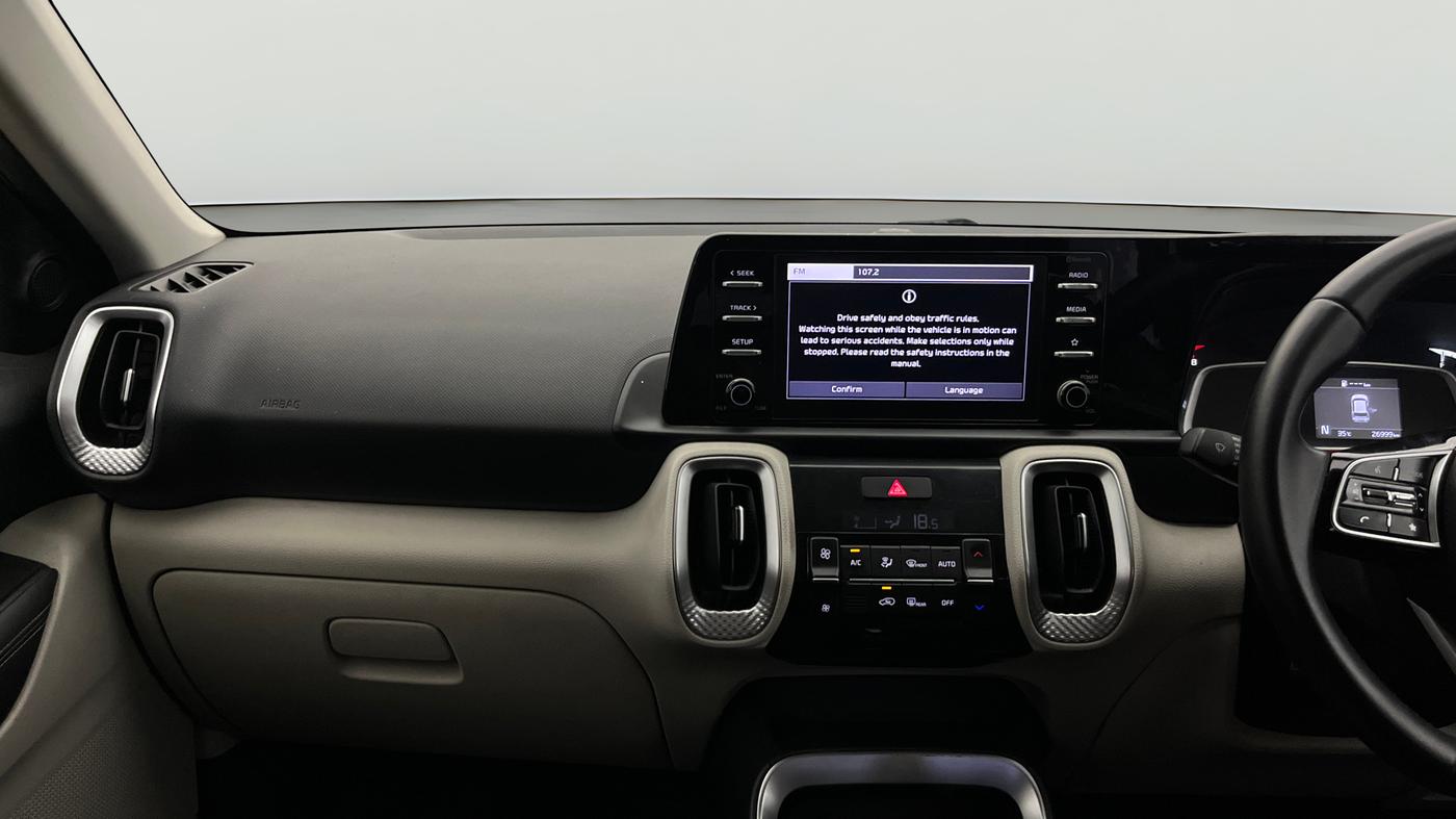 2021 KIA SONET HTX 1.0 IMT, Petrol, Manual, 26,947 km, Air Conditioner