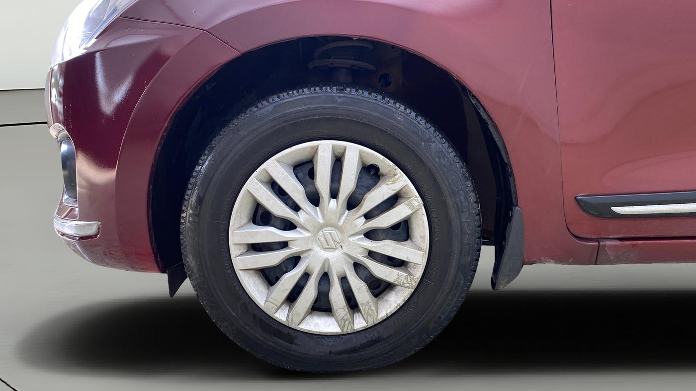 2018 Maruti Dzire VXI, Petrol, Manual, 49,499 km, Left Front Wheel
