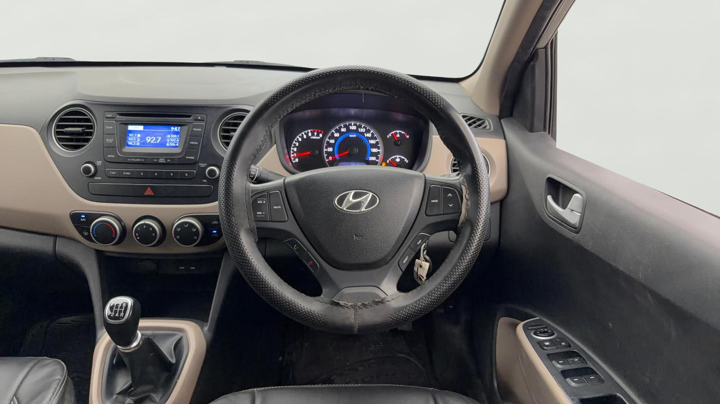 2015 Hyundai Grand i10 SPORTZ 1.2 KAPPA VTVT, Petrol, Manual, 41,745 km, Steering Wheel Close Up