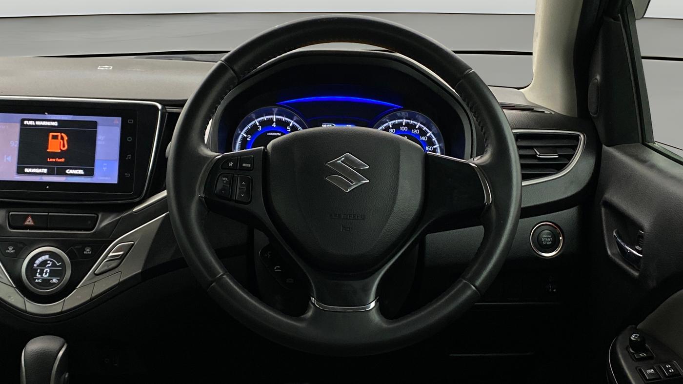 2020 Maruti Baleno ALPHA CVT PETROL 1.2, Petrol, Automatic, 37,291 km, Steering Wheel Close Up