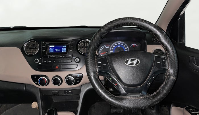 2015 Hyundai Grand i10 ASTA AT 1.2 KAPPA VTVT, Petrol, Automatic, 80,939 km, Steering Wheel Close Up