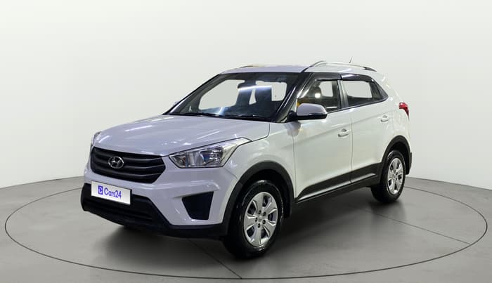 2018 Hyundai Creta E PLUS 1.6 PETROL, Petrol, Manual, 58,909 km, Left Front Diagonal