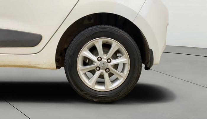 2015 Hyundai Grand i10 ASTA AT 1.2 KAPPA VTVT, Petrol, Automatic, 60,614 km, Left Rear Wheel