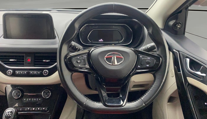 2021 Tata NEXON XZ PLUS (O) PETROL, Petrol, Manual, 54,072 km, Steering Wheel Close Up