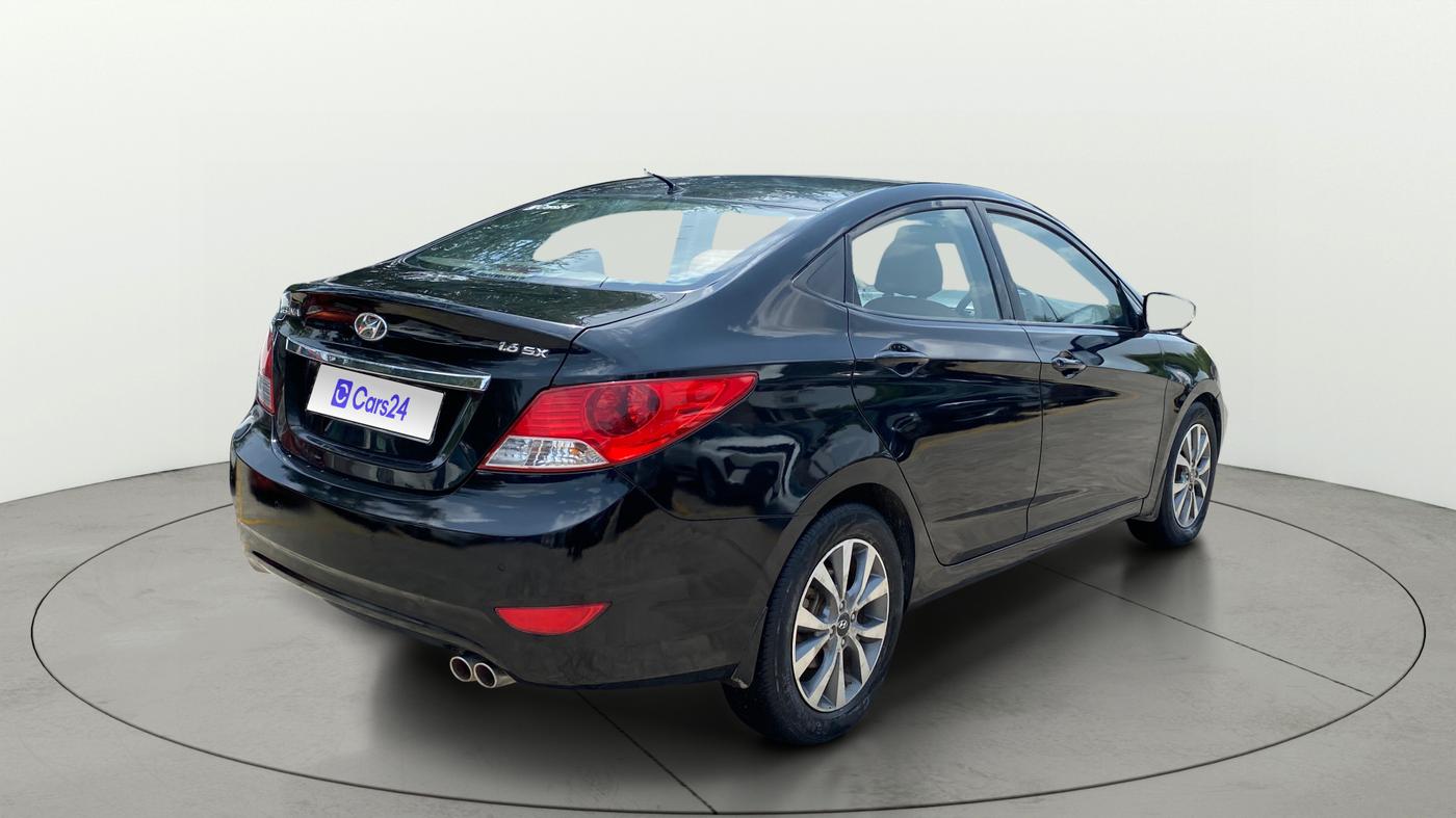 2014 Hyundai Verna FLUIDIC 1.6 VTVT SX, Petrol, Manual, 1,13,313 km, Right Back Diagonal