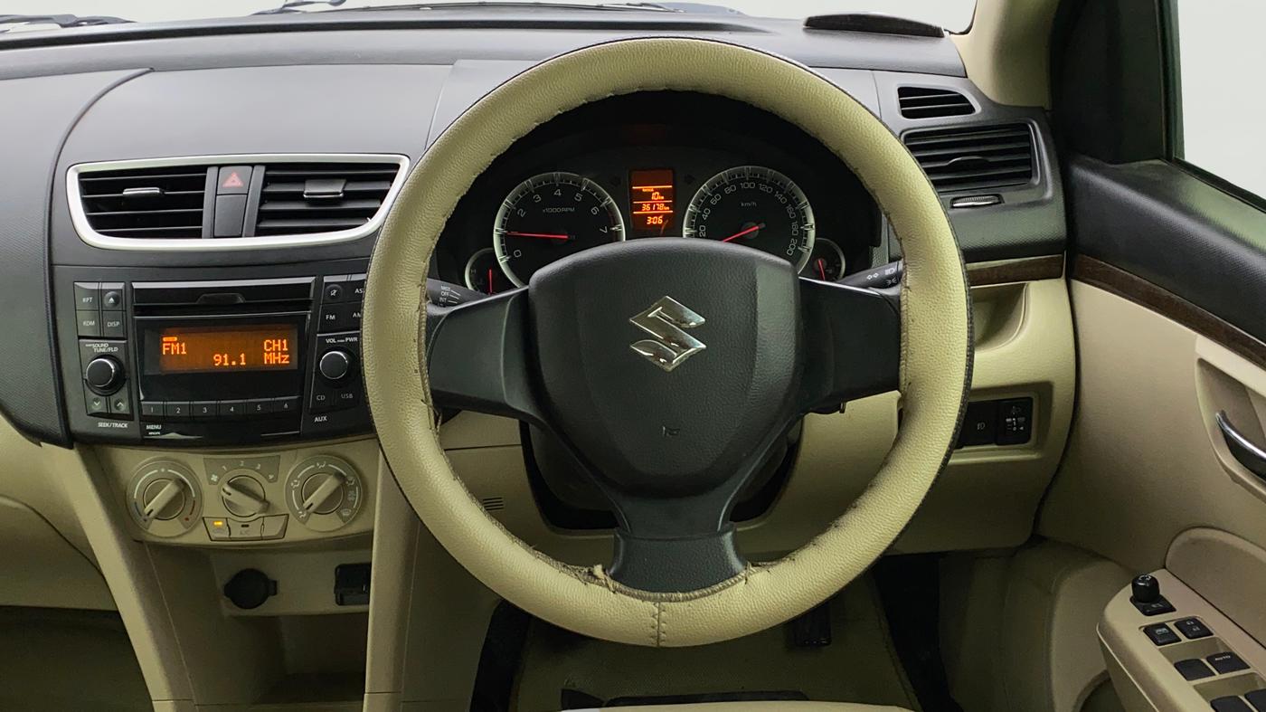 2015 Maruti Swift Dzire VXI, Petrol, Manual, 36,170 km, Steering Wheel Close Up