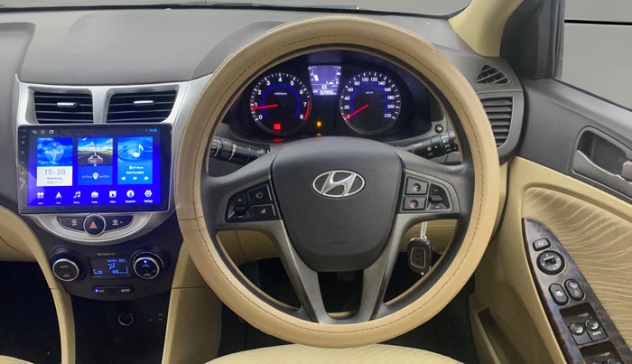 2016 Hyundai Verna 1.6 VTVT SX, Petrol, Manual, 82,845 km, Steering Wheel Close Up