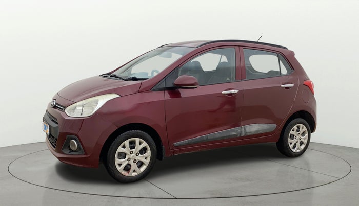 2014 Hyundai Grand i10 SPORTZ 1.2 KAPPA VTVT, Petrol, Manual, 65,360 km, Left Front Diagonal
