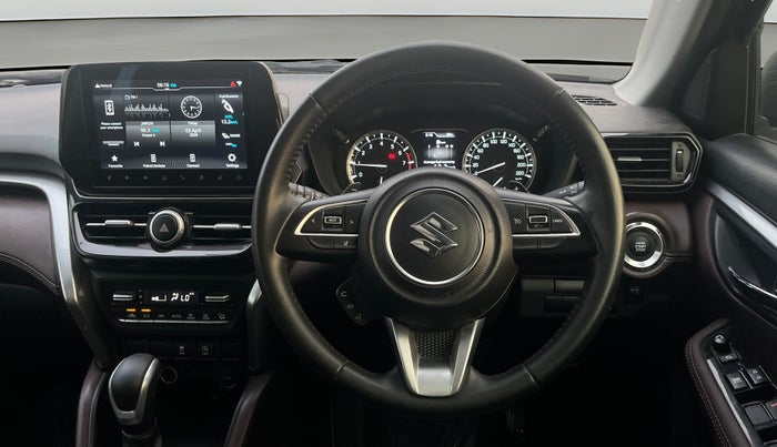 2022 Maruti Grand Vitara ALPHA SMART HYBRID AT, Petrol, Automatic, 34,745 km, Steering Wheel Close Up