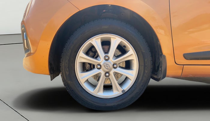 2015 Hyundai Grand i10 ASTA AT 1.2 KAPPA VTVT, Petrol, Automatic, 56,860 km, Left Front Wheel