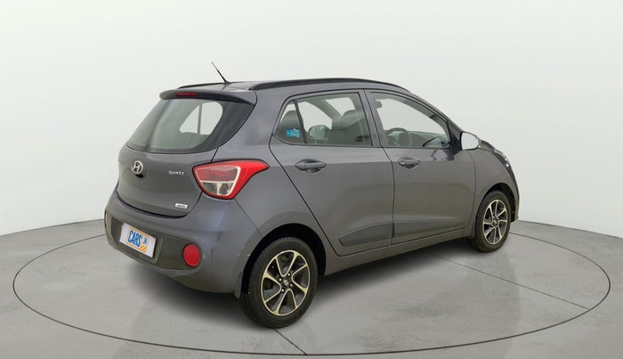 2017 Hyundai Grand i10 SPORTZ (O) AT 1.2 KAPPA VTVT, Petrol, Automatic, 23,602 km, Right Back Diagonal