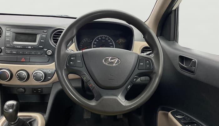 2018 Hyundai Grand i10 MAGNA 1.2 KAPPA VTVT, Petrol, Manual, 1,15,262 km, Steering Wheel Close Up