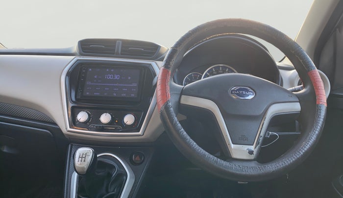 2019 Datsun Go Plus T(O), Petrol, Manual, 31,260 km, Steering Wheel Close Up