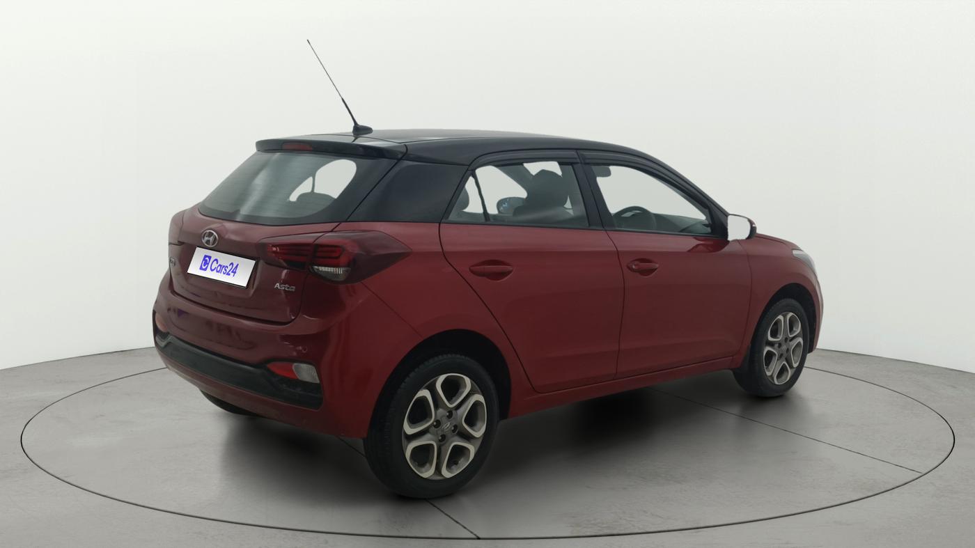 2018 Hyundai Elite i20 ASTA 1.2 DUAL TONE, Petrol, Manual, 17,211 km, Right Back Diagonal