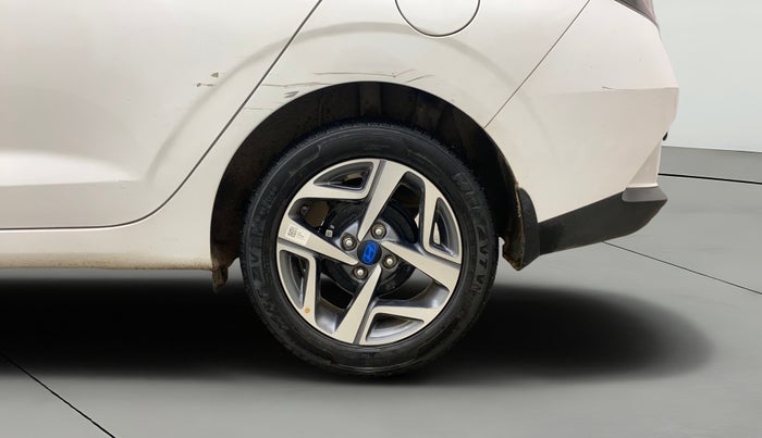 2024 Hyundai AURA SX PLUS 1.2 AMT, Petrol, Automatic, 13,194 km, Left Rear Wheel