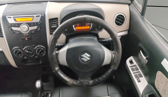 2016 Maruti Wagon R 1.0 VXI AMT, Petrol, Automatic, 66,853 km, Steering Wheel Close Up