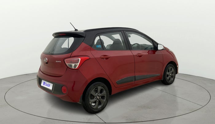 2018 Hyundai Grand i10 SPORTZ 1.2 KAPPA VTVT DUAL TONE, Petrol, Manual, 17,516 km, Right Back Diagonal