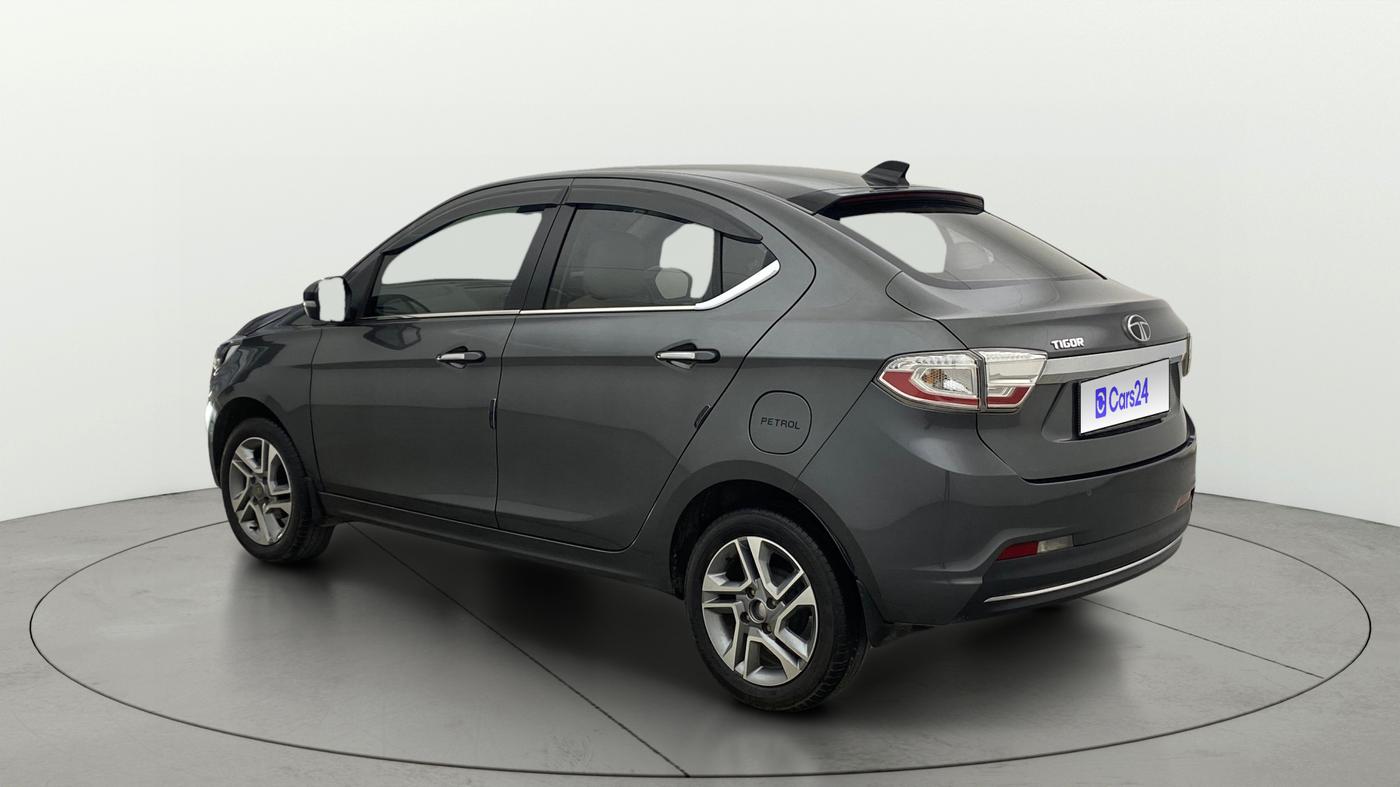 2024 Tata TIGOR XZA PLUS PETROL, Petrol, Automatic, 18,249 km, Left Back Diagonal