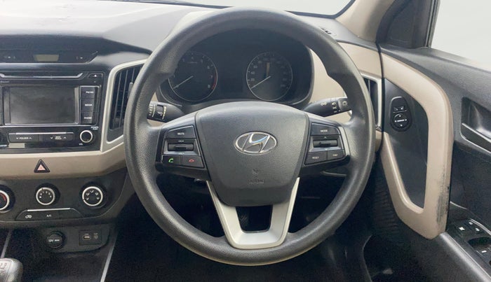 2017 Hyundai Creta E PLUS 1.6 PETROL, Petrol, Manual, 51,039 km, Steering Wheel Close Up