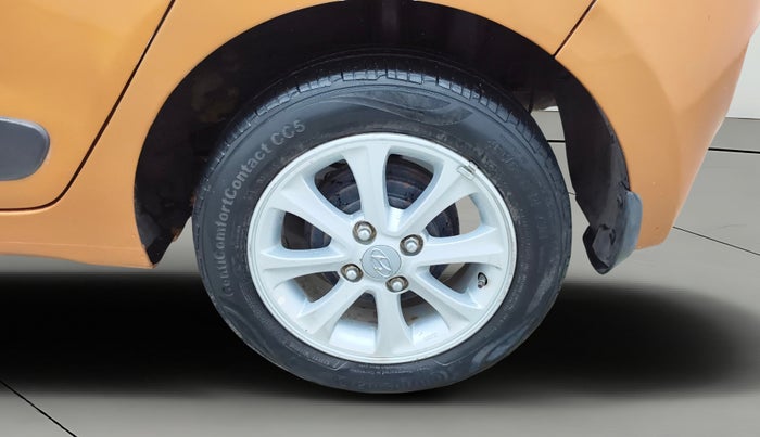 2014 Hyundai Grand i10 ASTA AT 1.2 KAPPA VTVT, Petrol, Automatic, 70,217 km, Left Rear Wheel