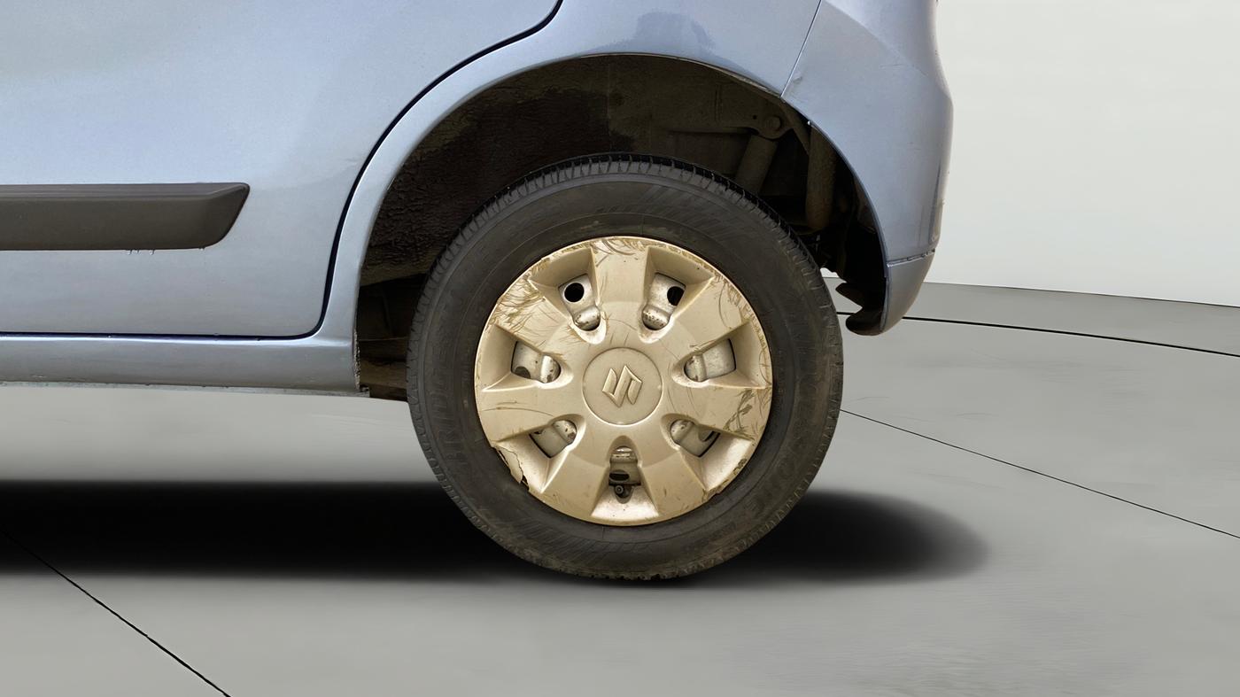 2013 Maruti Wagon R 1.0 LXI CNG, CNG, Manual, 88,276 km, Left Rear Wheel