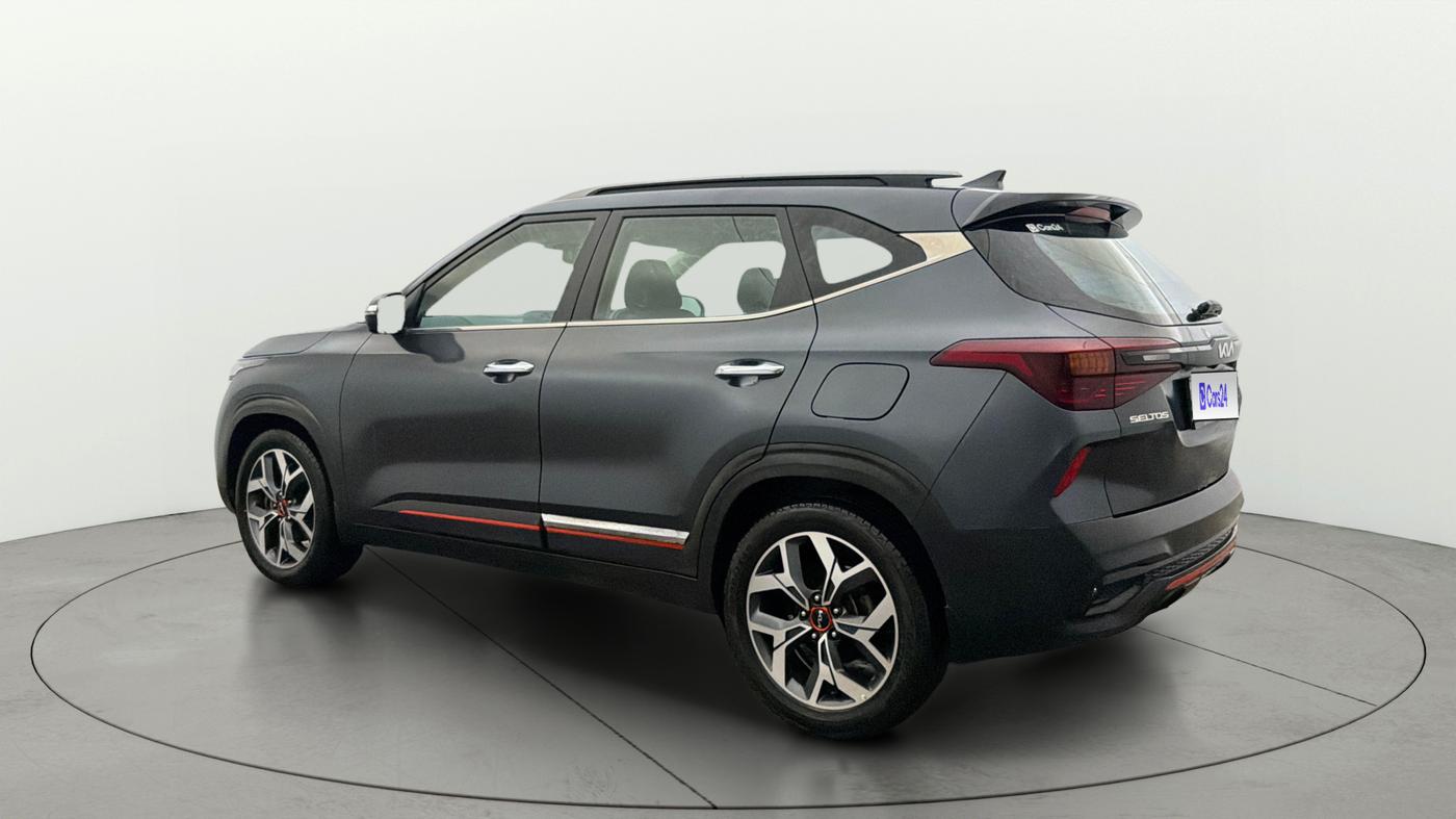 2023 KIA SELTOS X LINE 1.5 DIESEL AT, Diesel, Automatic, 65,976 km, Left Back Diagonal