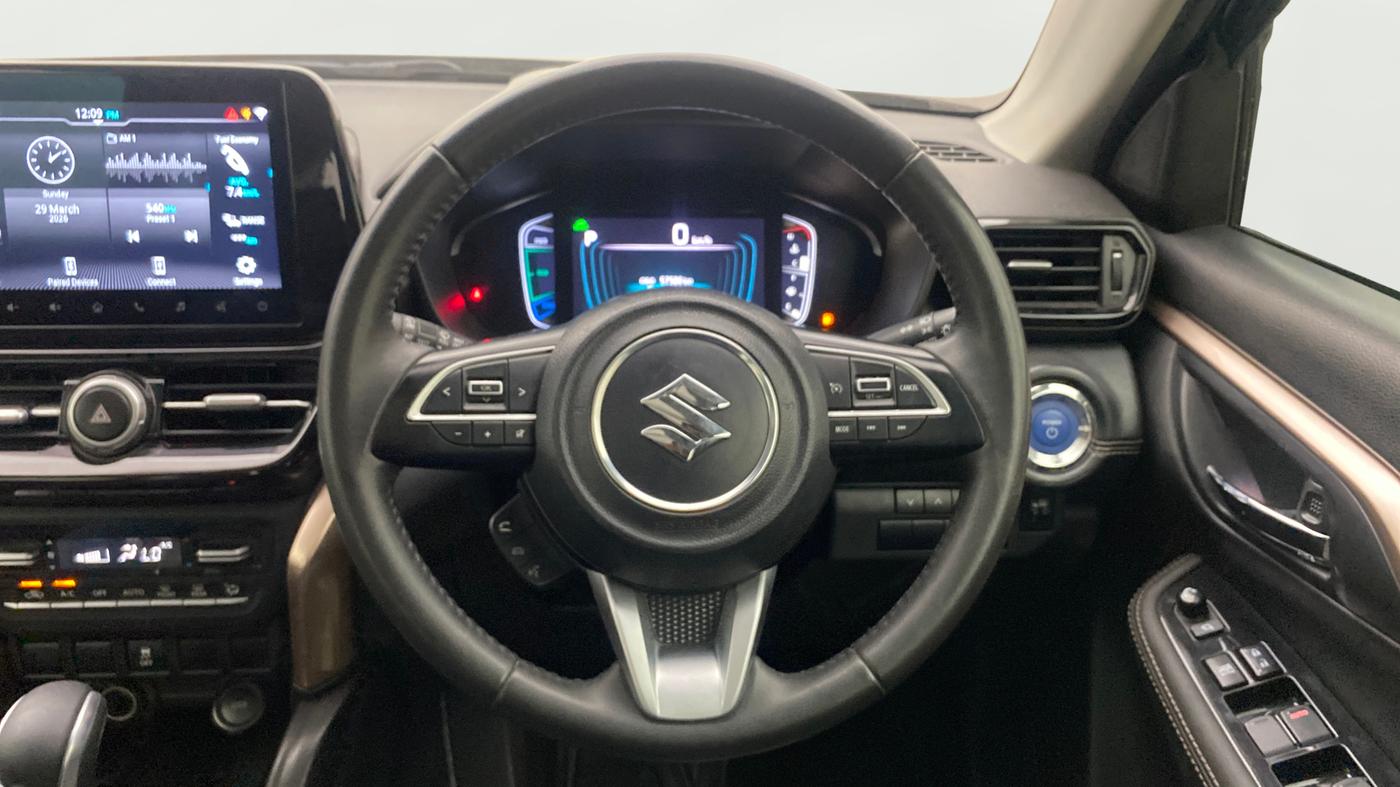 2022 Maruti Grand Vitara ALPHA PLUS HYBRID ECVT, Hybrid, Automatic, 57,560 km, Steering Wheel Close Up