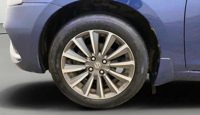 2019 Maruti Ciaz ALPHA  AT 1.5 SHVS PETROL, Petrol, Automatic, 57,146 km, Left Front Wheel