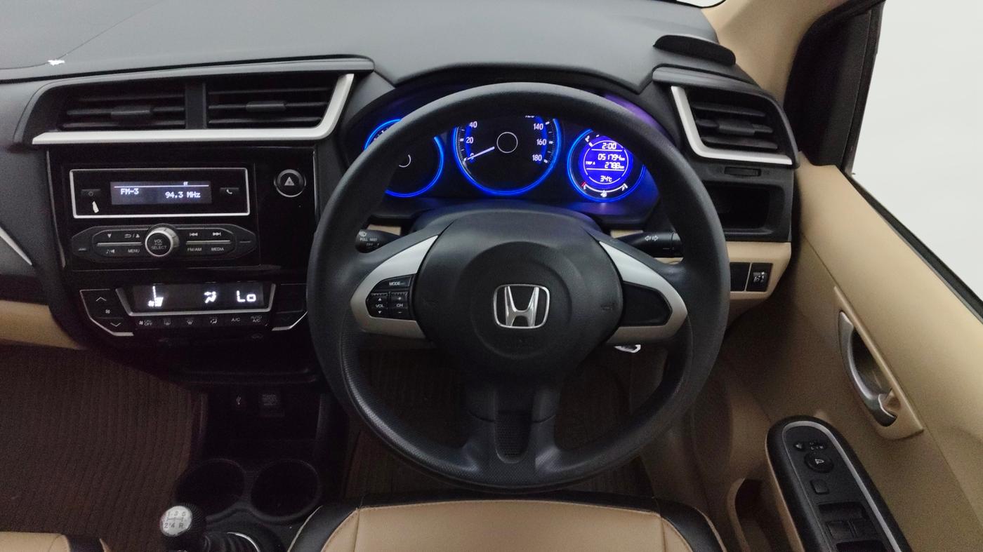 2017 Honda Amaze 1.2L I-VTEC SX, Petrol, Manual, 51,785 km, Steering Wheel Close Up
