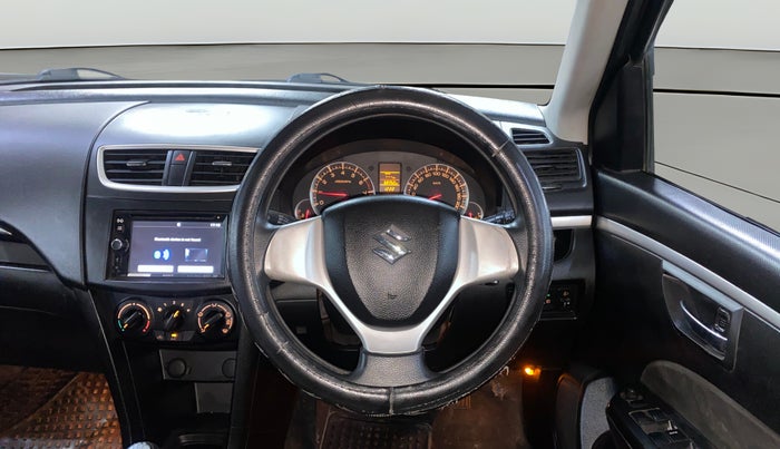 2015 Maruti Swift VXI, Petrol, Manual, 68,345 km, Steering Wheel Close Up