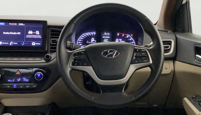2022 Hyundai Verna SX 1.5 VTVT, Petrol, Manual, 52,780 km, Steering Wheel Close Up