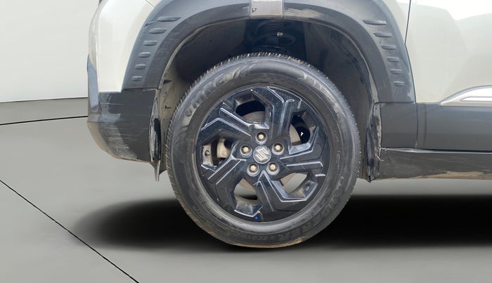 2023 Maruti BREZZA ZXI AT SMART HYBRID, Petrol, Automatic, 60,097 km, Left Front Wheel