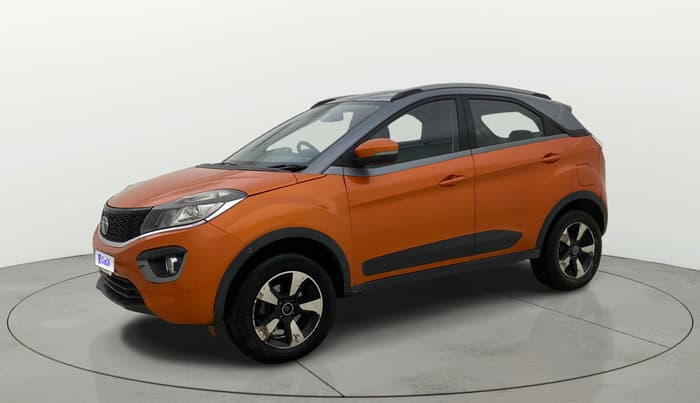 2019 Tata NEXON XZ PLUS PETROL DUAL TONE, CNG, Manual, 89,283 km, Left Front Diagonal