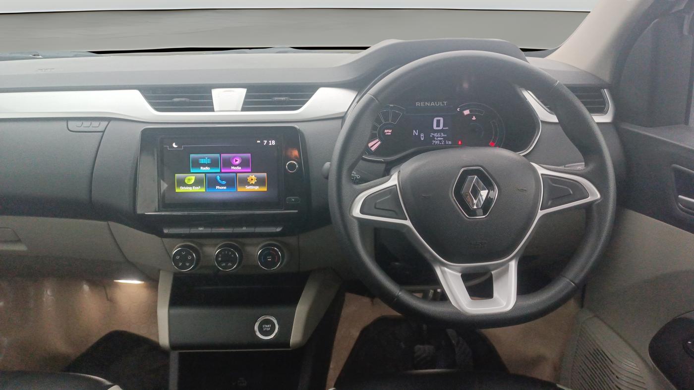 2020 Renault TRIBER RXZ AMT, Petrol, Automatic, 24,663 km, Steering Wheel Close Up