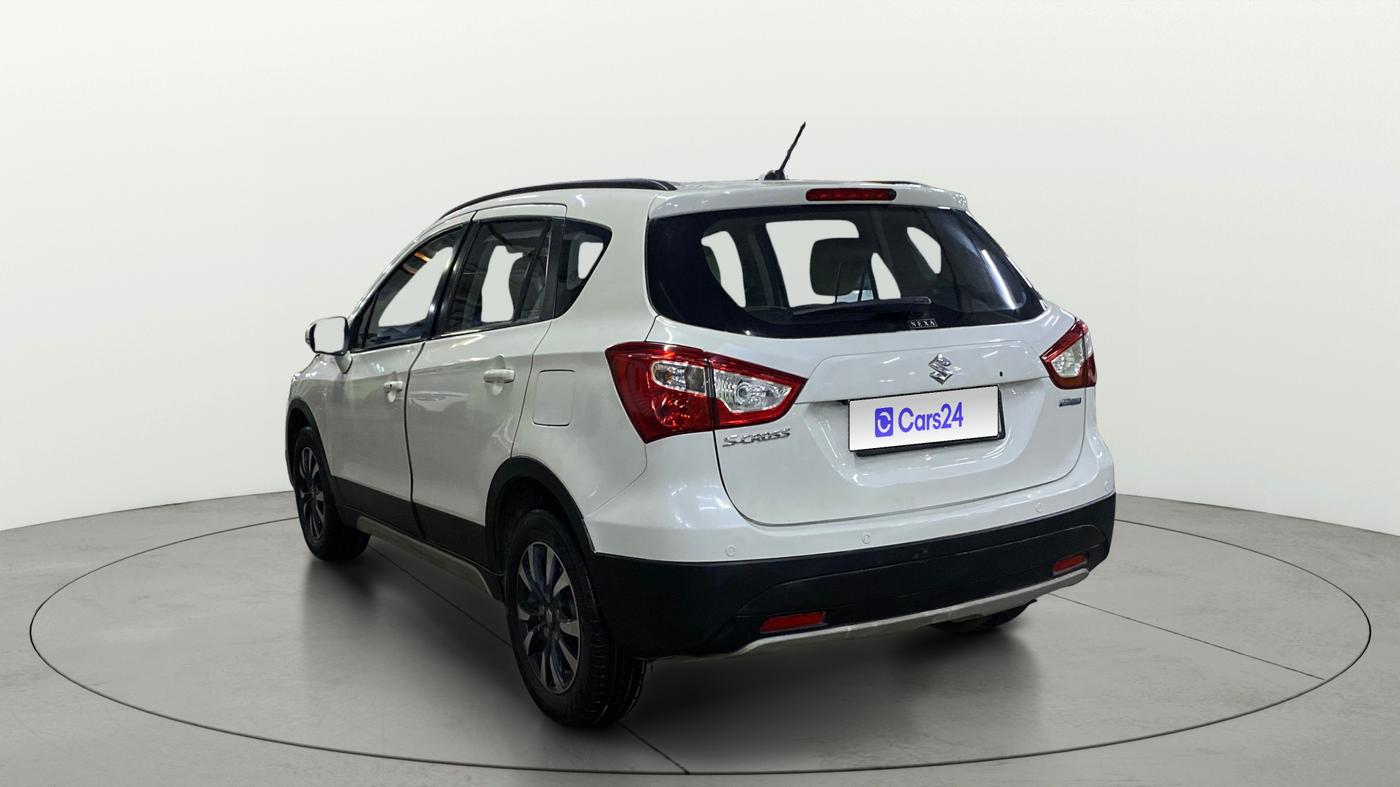2021 Maruti S Cross ZETA AT 1.5, Petrol, Automatic, 44,521 km, Left Back Diagonal