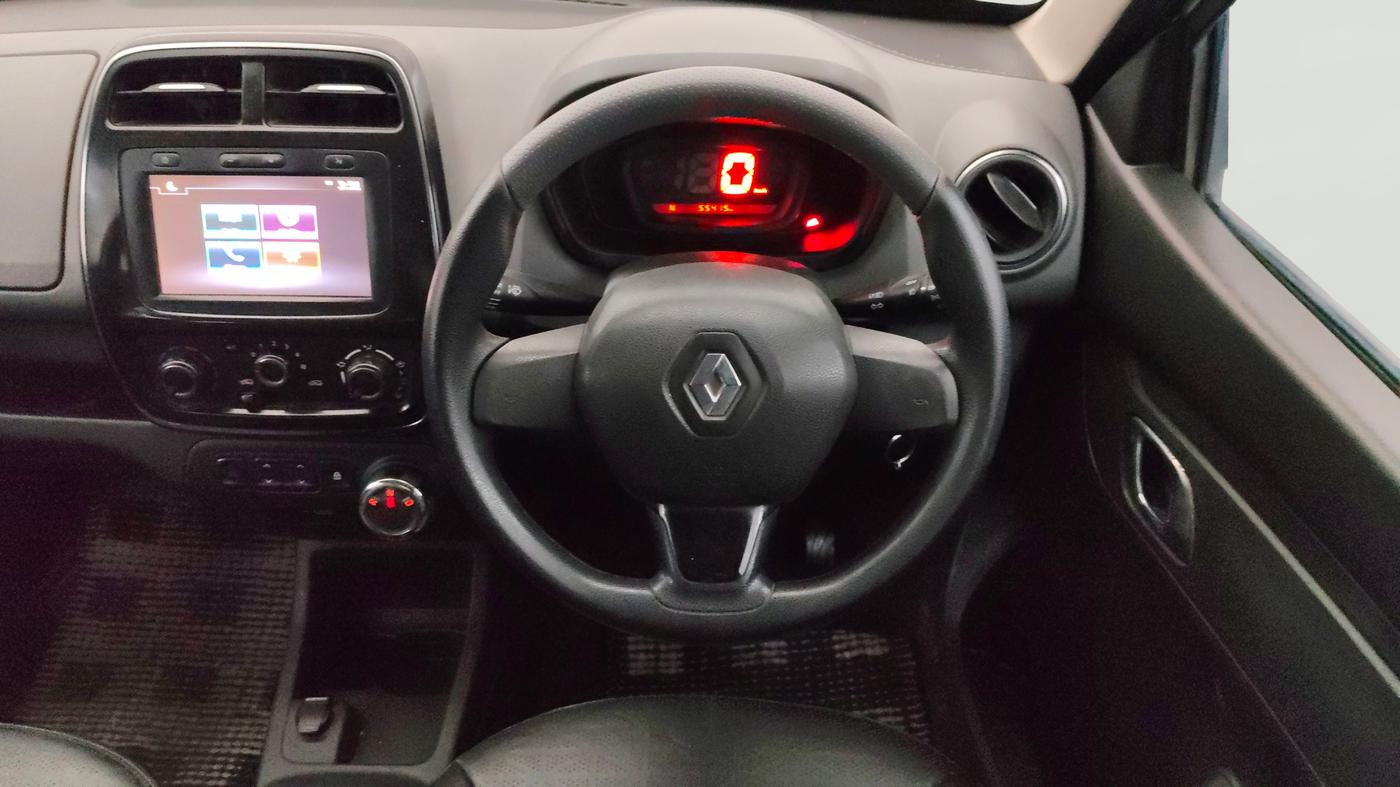 2019 Renault Kwid RXT 1.0 AMT (O), Petrol, Automatic, 55,391 km, Steering Wheel Close Up