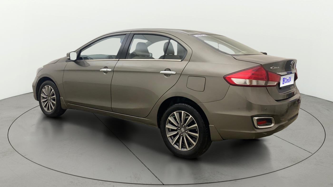 2020 Maruti Ciaz ALPHA  AT 1.5 SHVS PETROL, Petrol, Automatic, 85,198 km, Left Back Diagonal