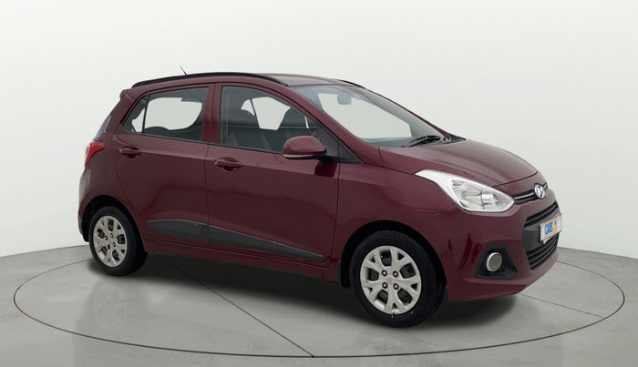 2015 Hyundai Grand i10 SPORTZ 1.2 KAPPA VTVT, Petrol, Manual, 1,13,827 km, Right Front Diagonal