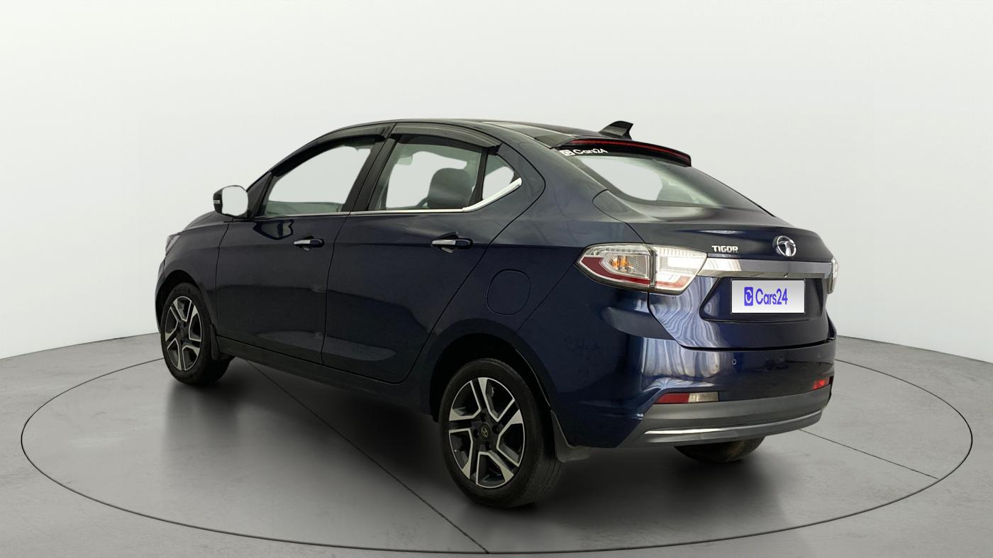 2020 Tata TIGOR XZA PLUS PETROL, Petrol, Automatic, 56,459 km, Left Back Diagonal