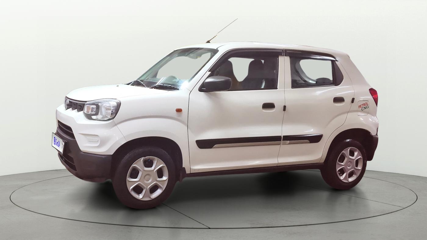 2022 Maruti S PRESSO VXI S-CNG, CNG, Manual, 27,008 km, Left Front Diagonal
